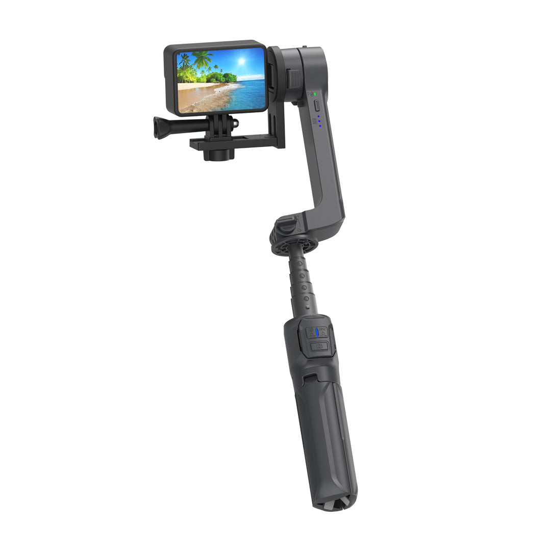 Porodo 2-Axis Gimbal Stabilizer - Black | Smooth Video Footage Porodo 2-Axis Gimbal Stabilizer - Black | Smooth Video Footage